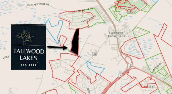 New home community of Tallwood Lakes in Longs by D. R. Horton